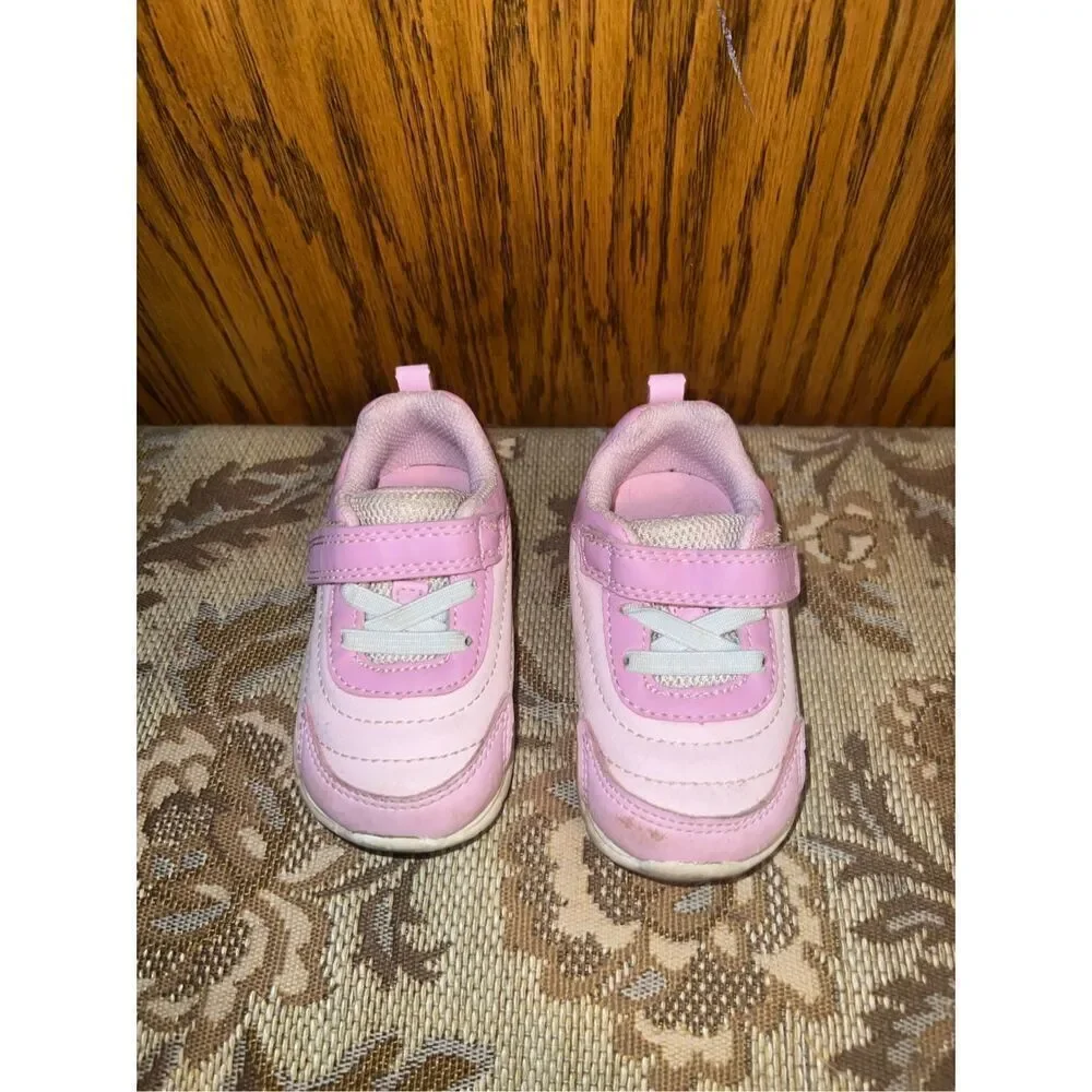 Carters Pink Tennis Shoes Toddler Size 4